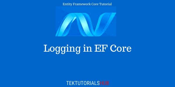 EF Core使用Simple Logging输出日志