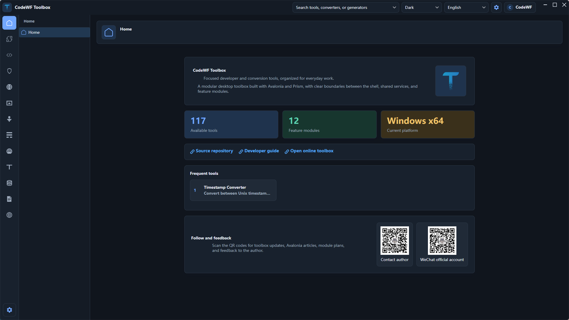 CodeWF.Toolbox homepage